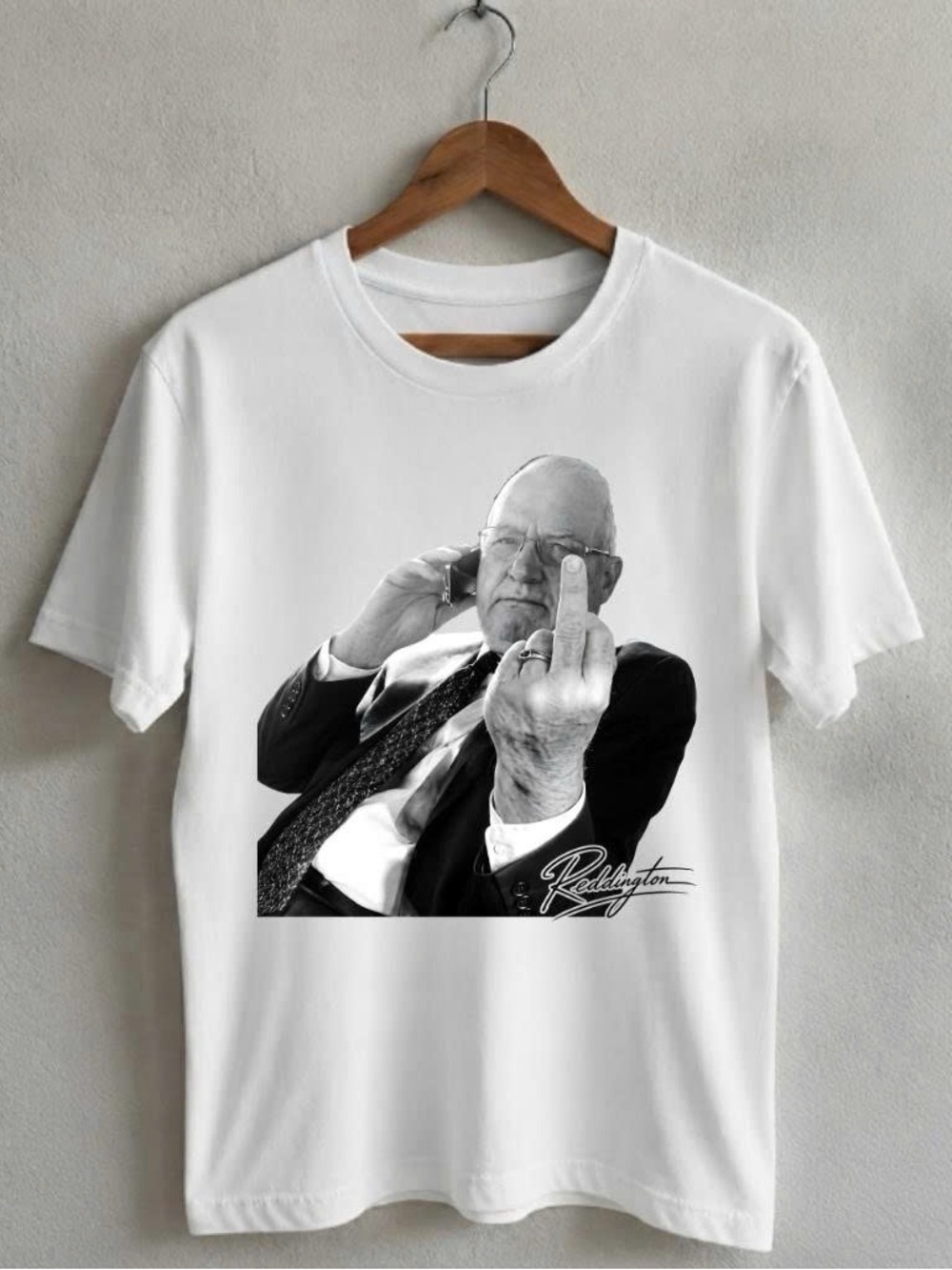 White Gildan Shirt Redington Lawyer Graphic Tee